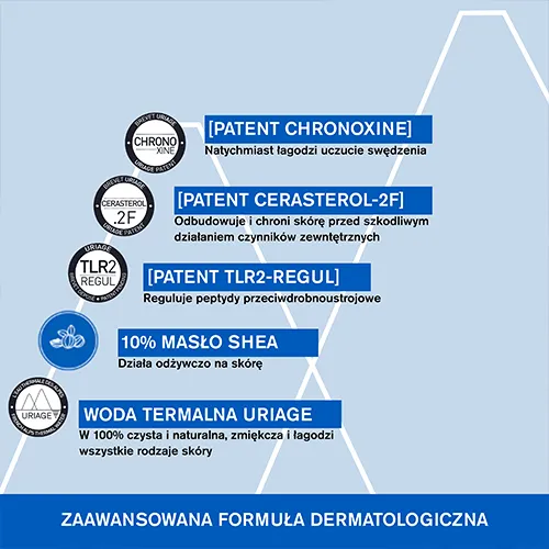 Uriage Xemose, krem do twarzy, 40 ml 