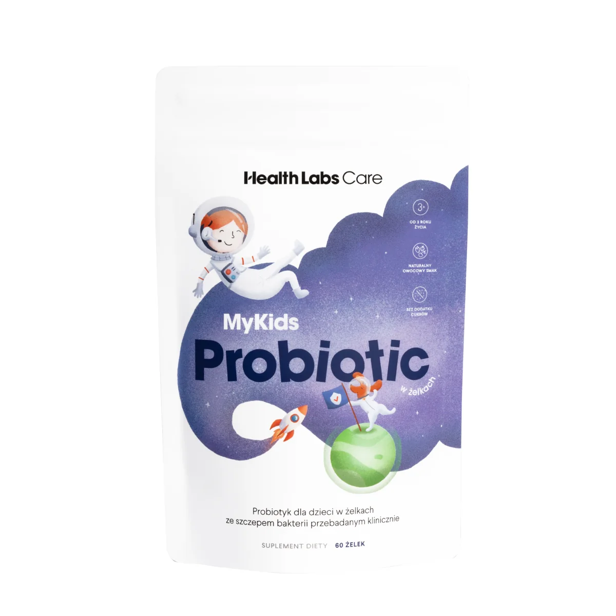Health Labs Care Mykids Probiotic żelki dla dzieci, 60 sztuk