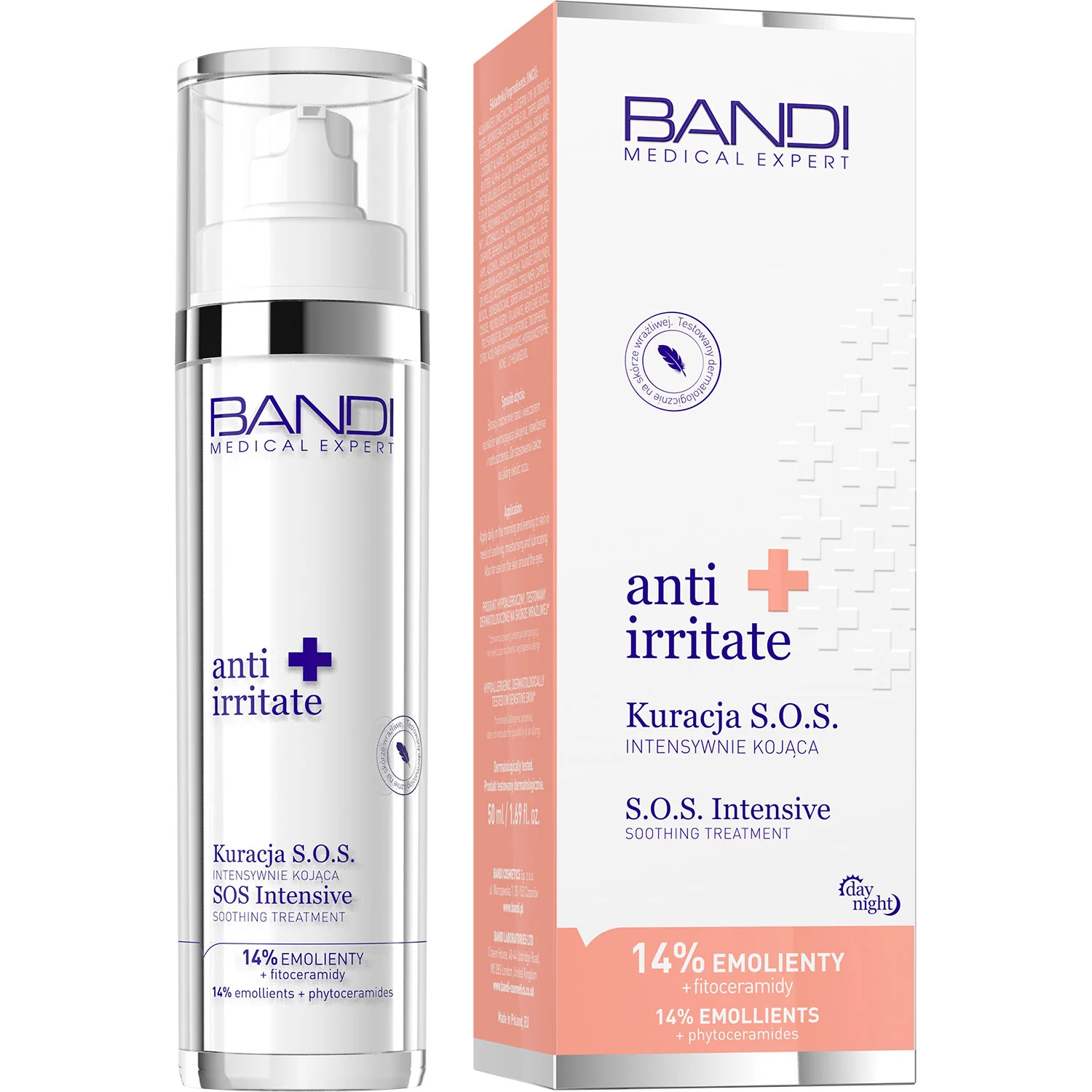 BANDI Anti Irritate Kuracja S.O.S krem do twarzy naprawczy, 50 ml