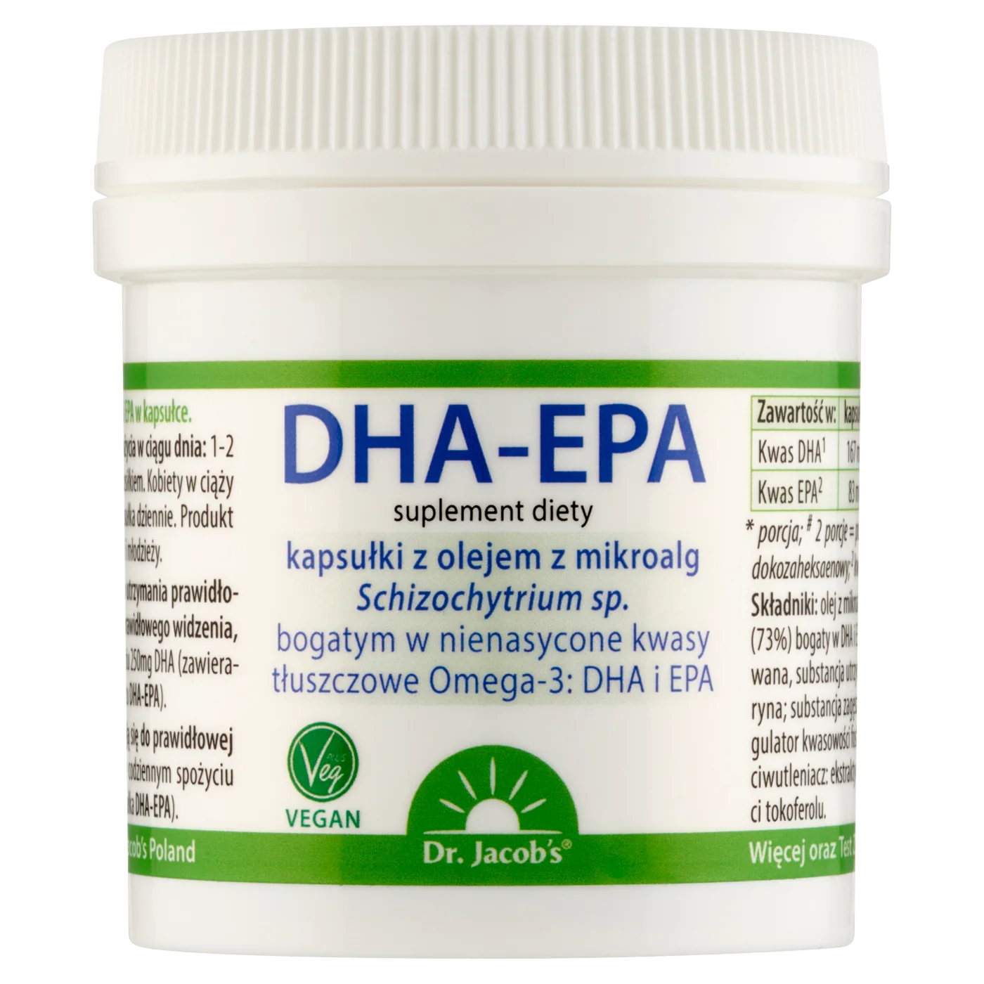 Dr Jacob's DHA-EPA 60 kapsułek