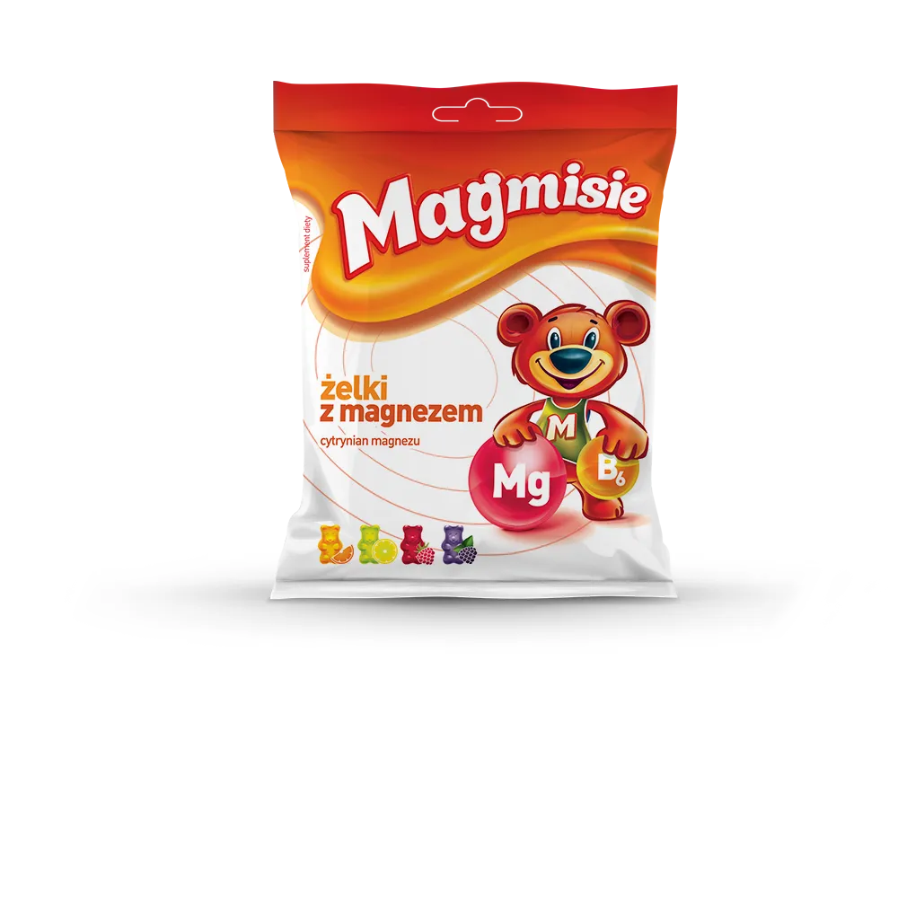 Magmisie, suplement diety, żelki z magnezem, 120 g