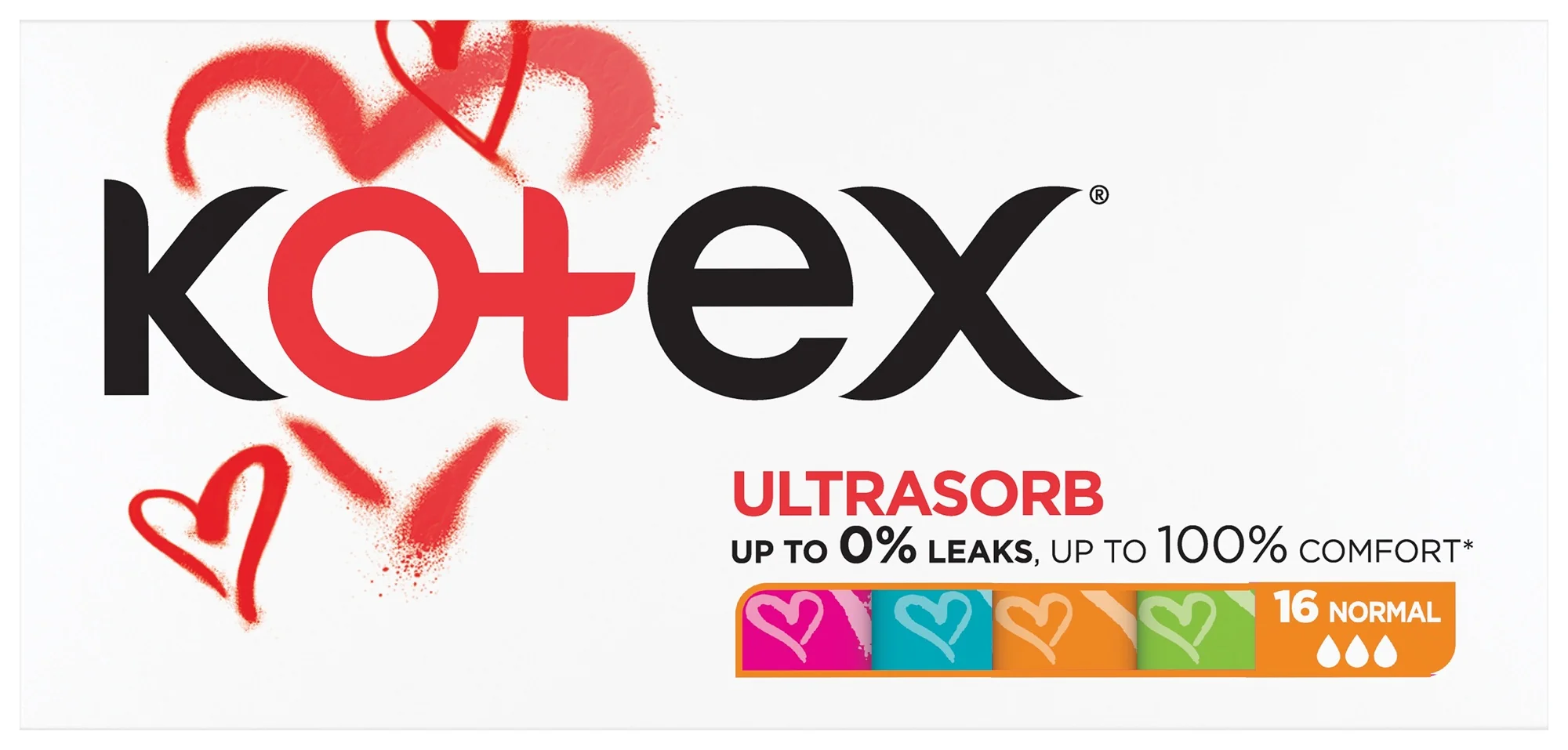 Kotex Normal Ultrasorb tampony, 16 sztuk
