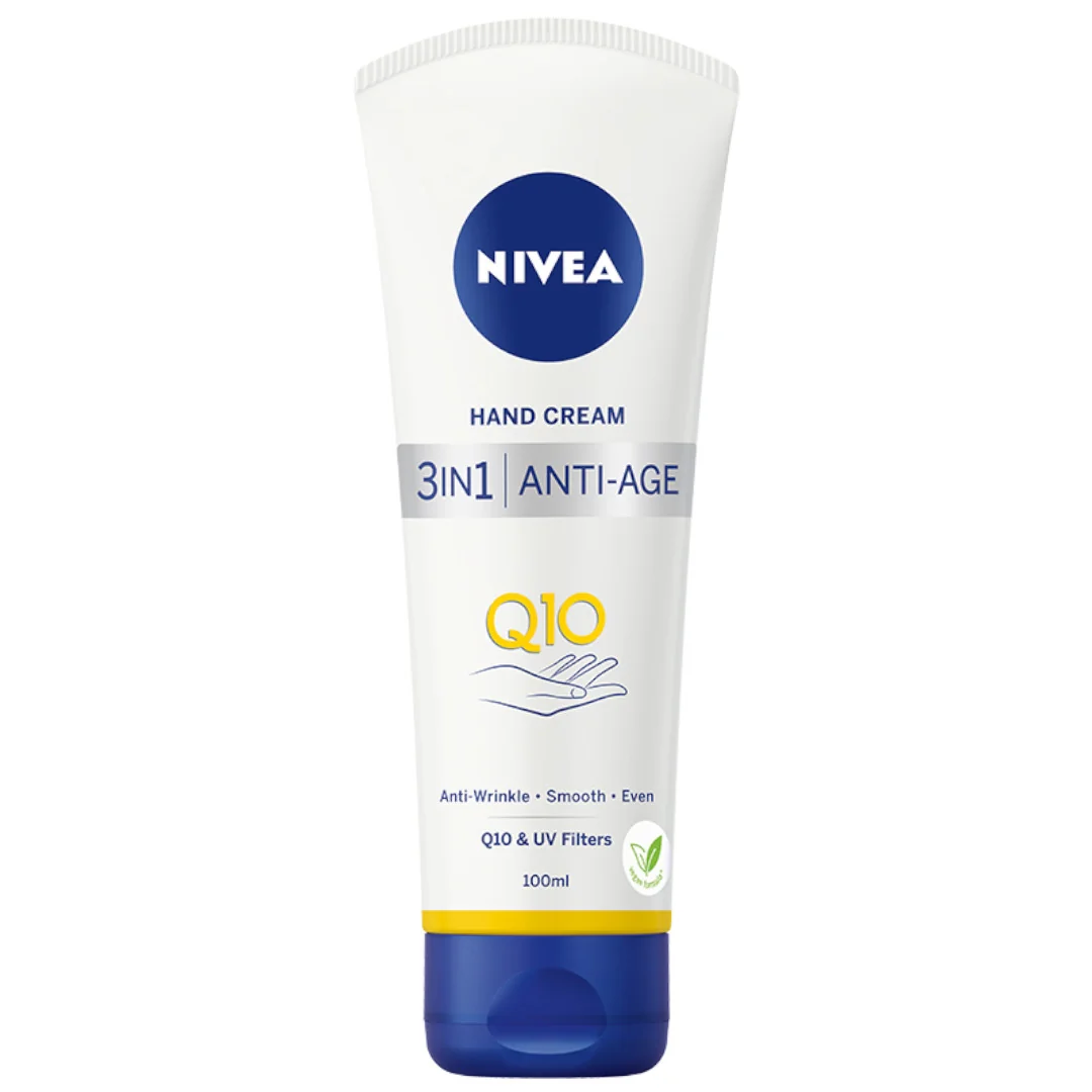 Nivea Anti-Age Care przeciwzmarszczkowy krem do rąk 3 w 1, 100 ml