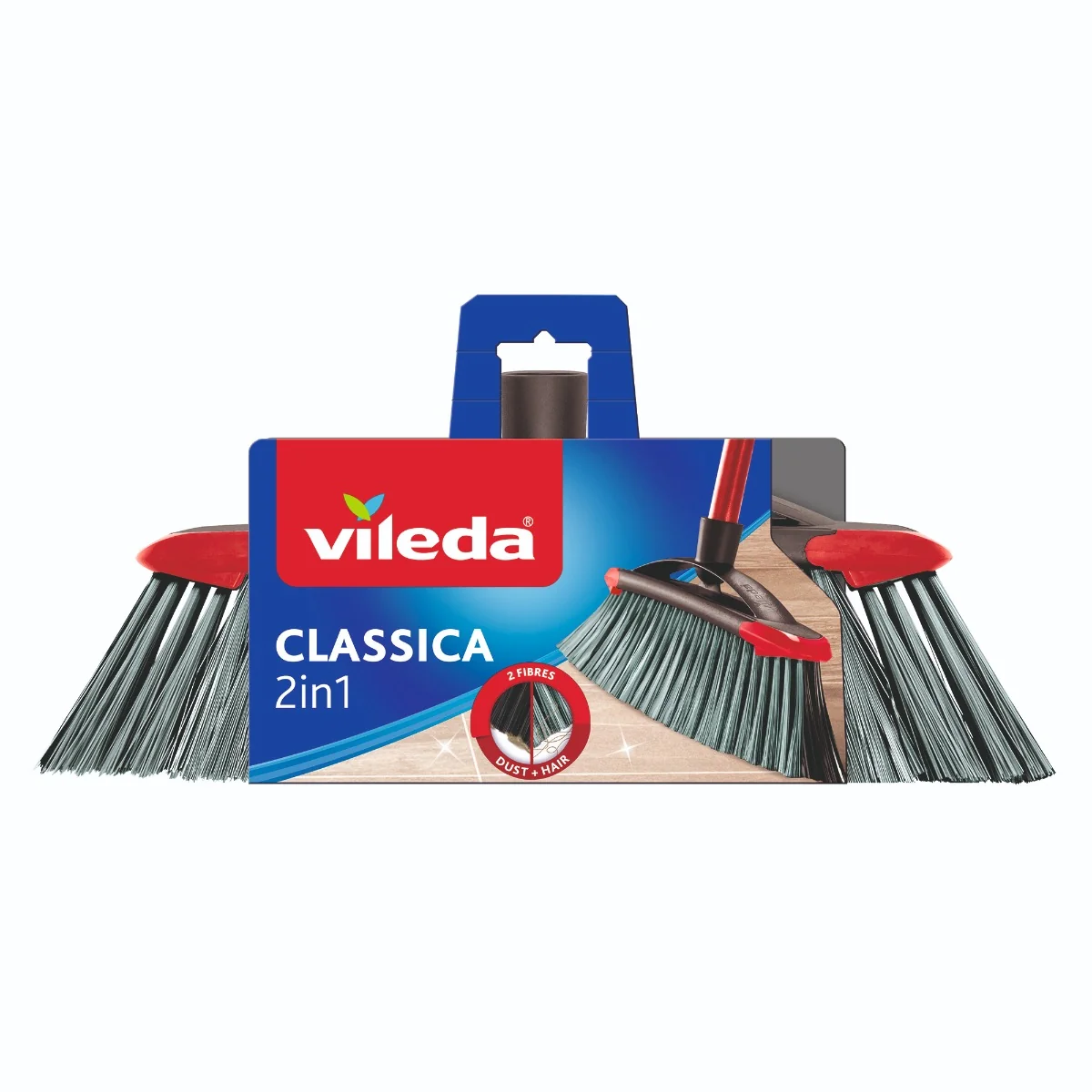 Vileda Classica 2w1 szczotka do zamiatania bez drążka, 1 sztuka