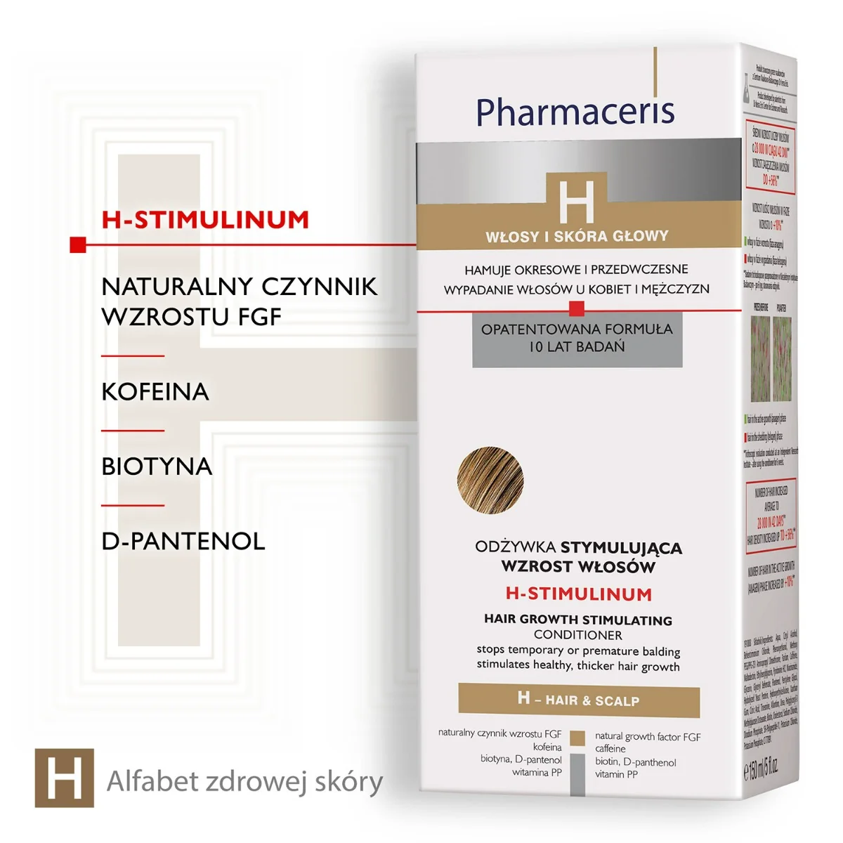 Pharmaceris H-Stimulinum odżywka stymulująca wzrost włosów, 150 ml