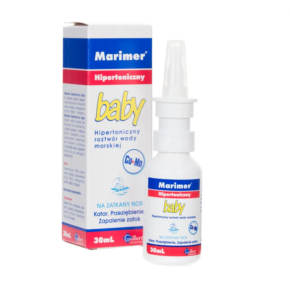 Marimer Baby - Hipertoniczny roztwór wody morskiej, 30 ml 