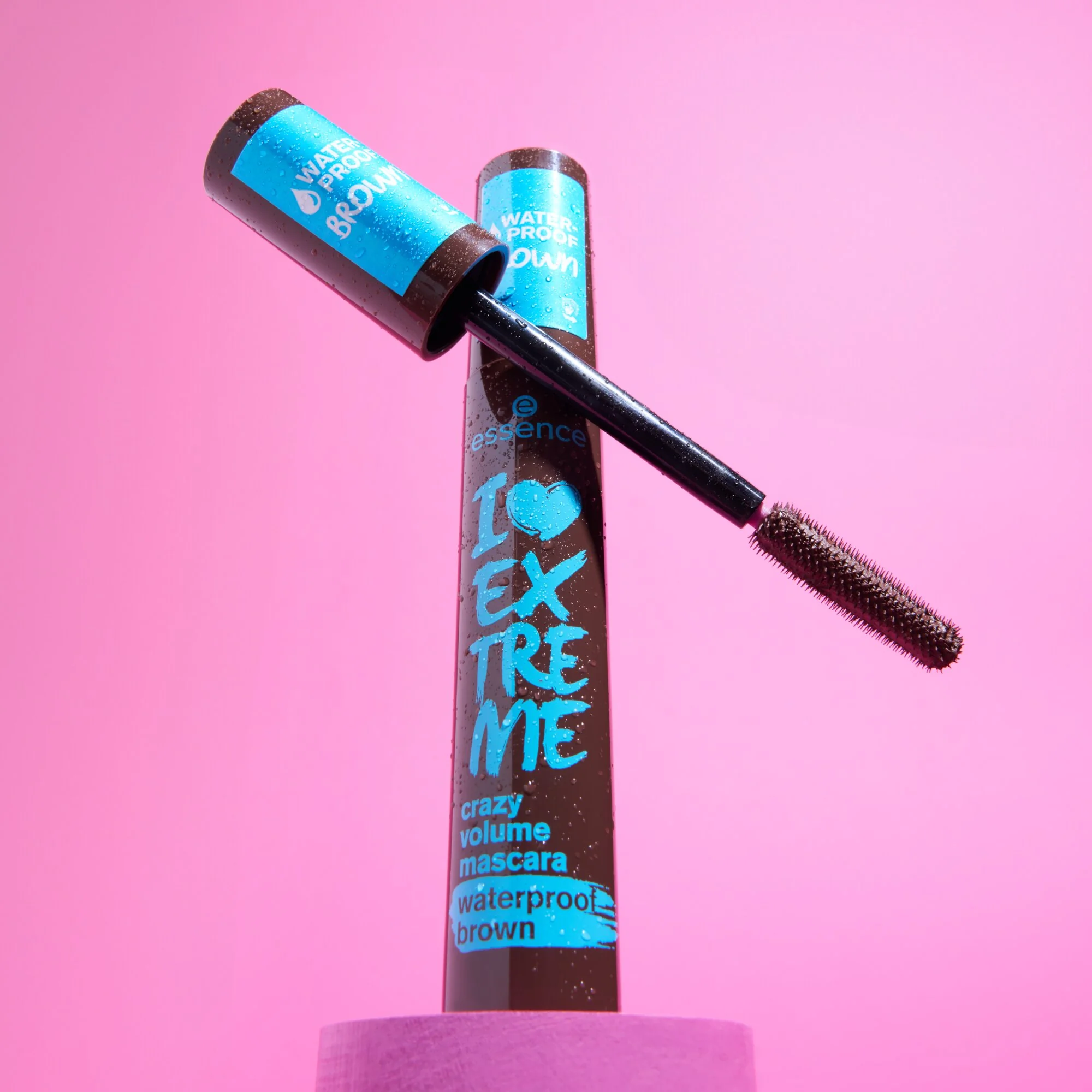 Essence I Love Extreme Crazy Volume Mascara tusz do rzęs wodoodporny 01 Brown, 12 ml