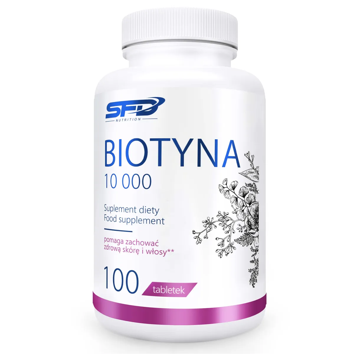 SFD Biotyna 10 000, suplement diety, 100 tabletek