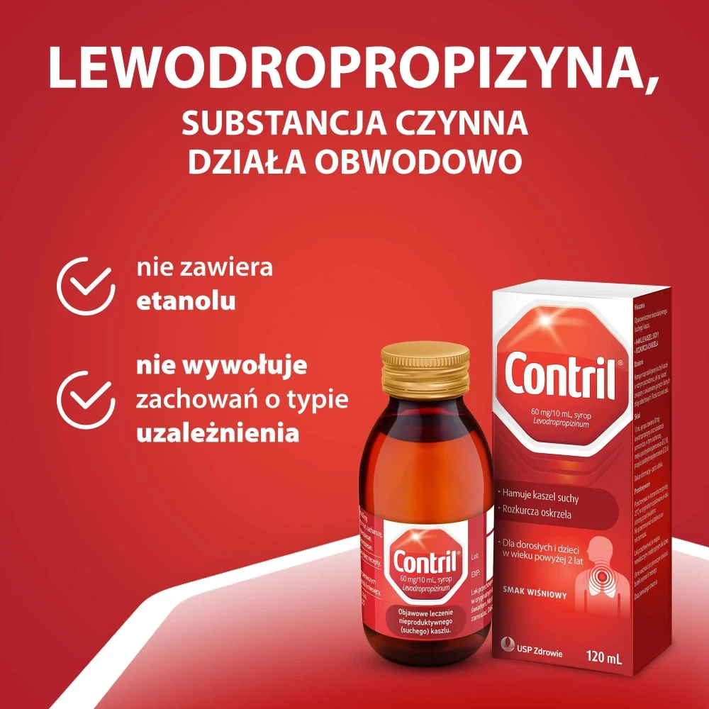 Contril 60 mg/10 ml syrop, 120 ml