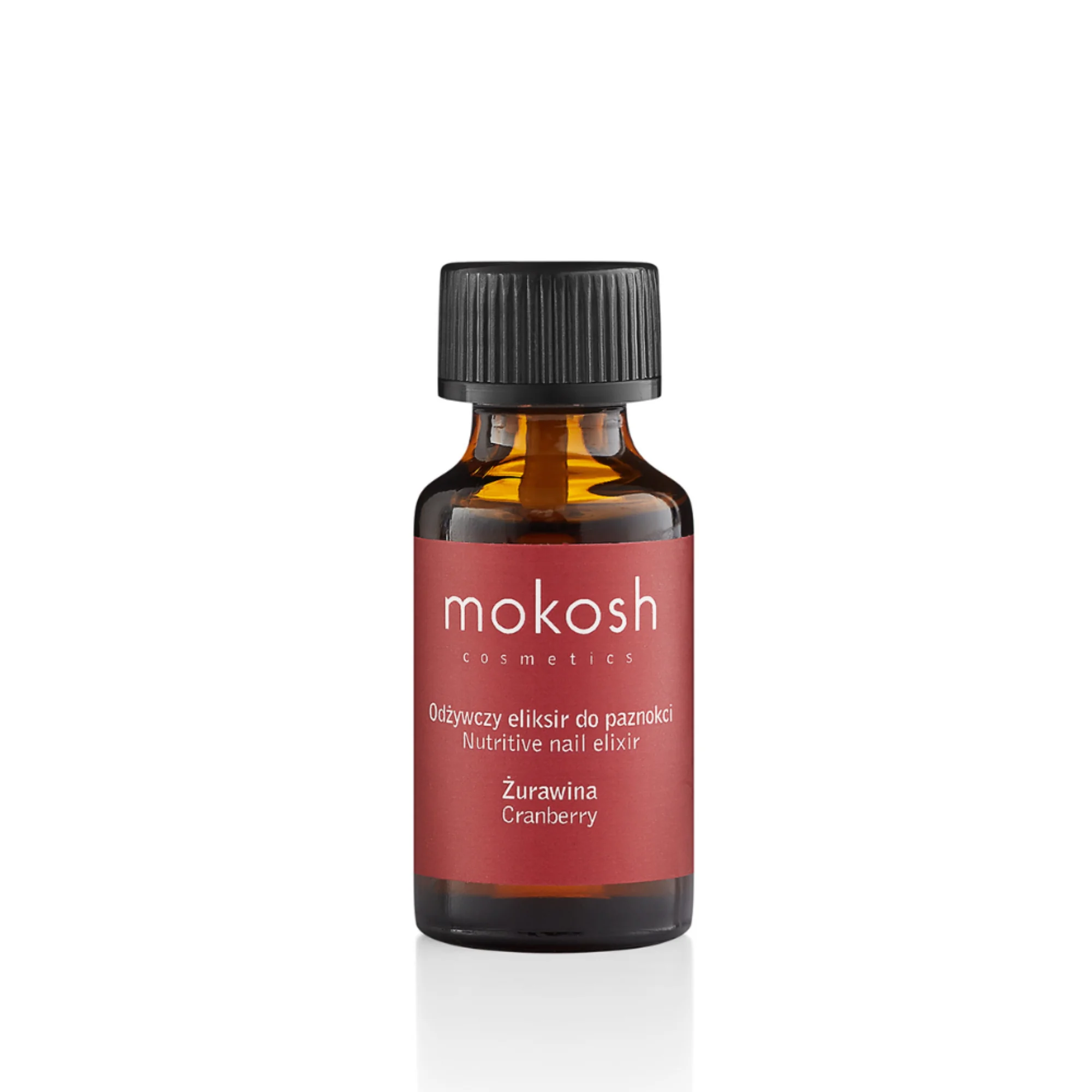 Mokosh Odżywczy eliksir do paznokci Żurawina, 10 ml
