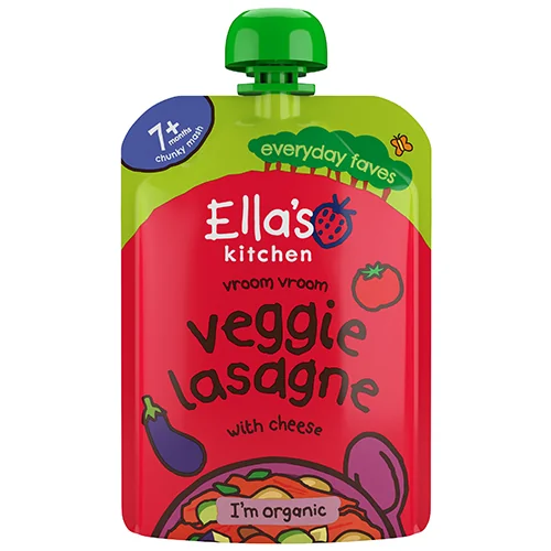 Ella's Kitchen BIO lasagne warzywne z serem, 130 g