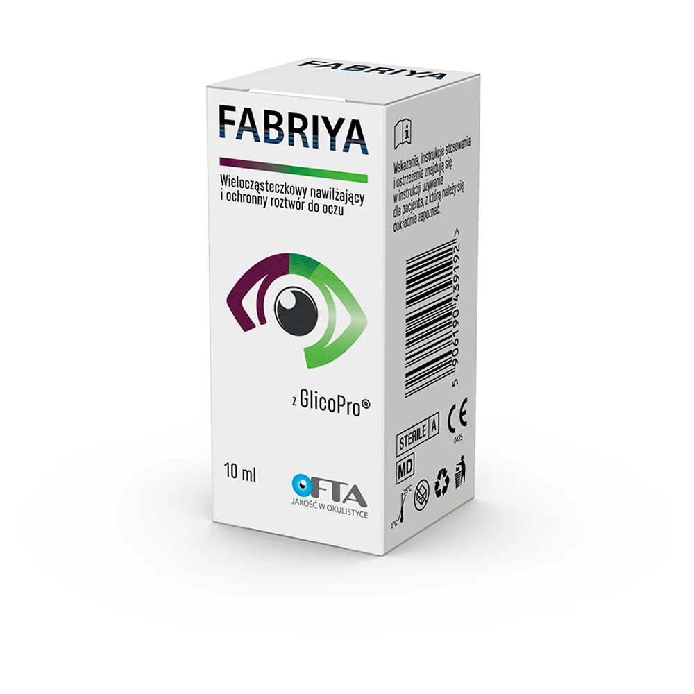 Fabriya krople do oczu, roztwór, 10ml