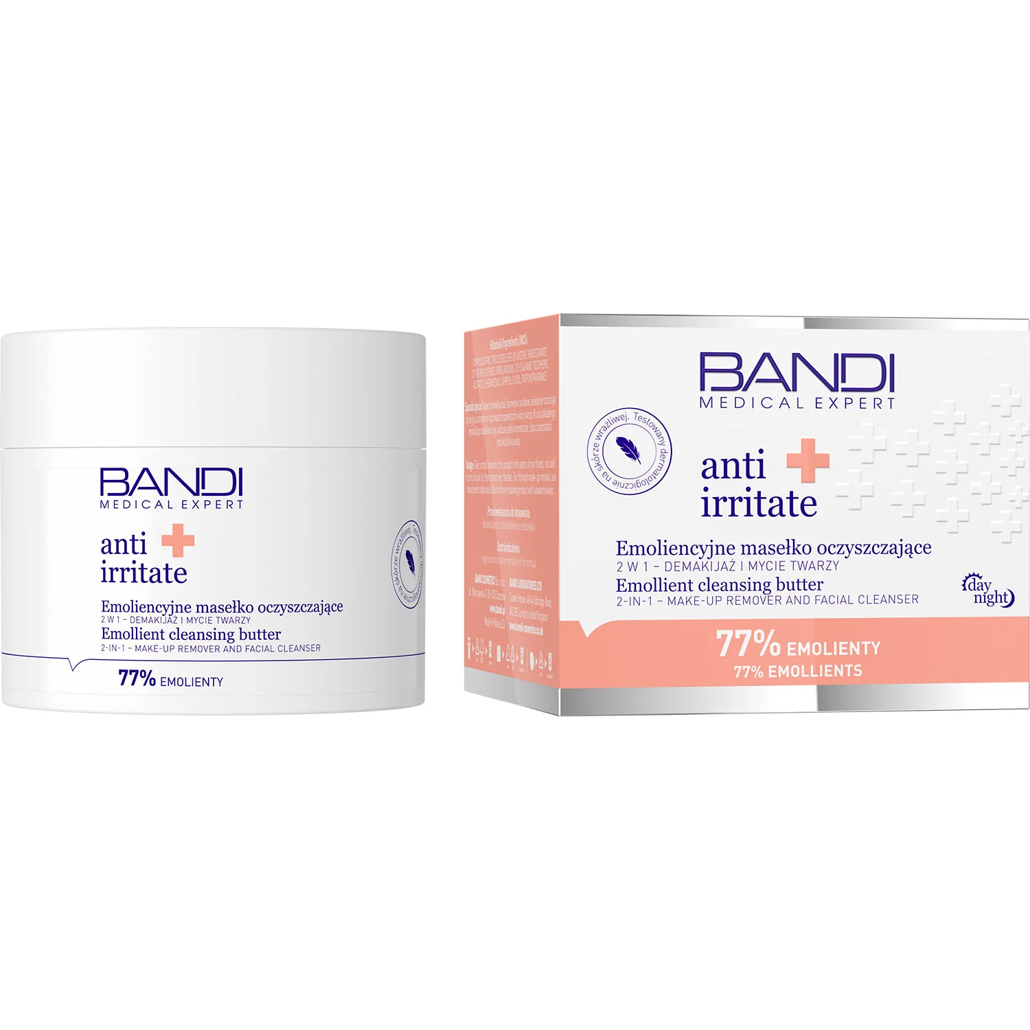 Bandi Medical Expert Anti Irritate masełko emoliencyjne i oczyszczajace, krem 90ml