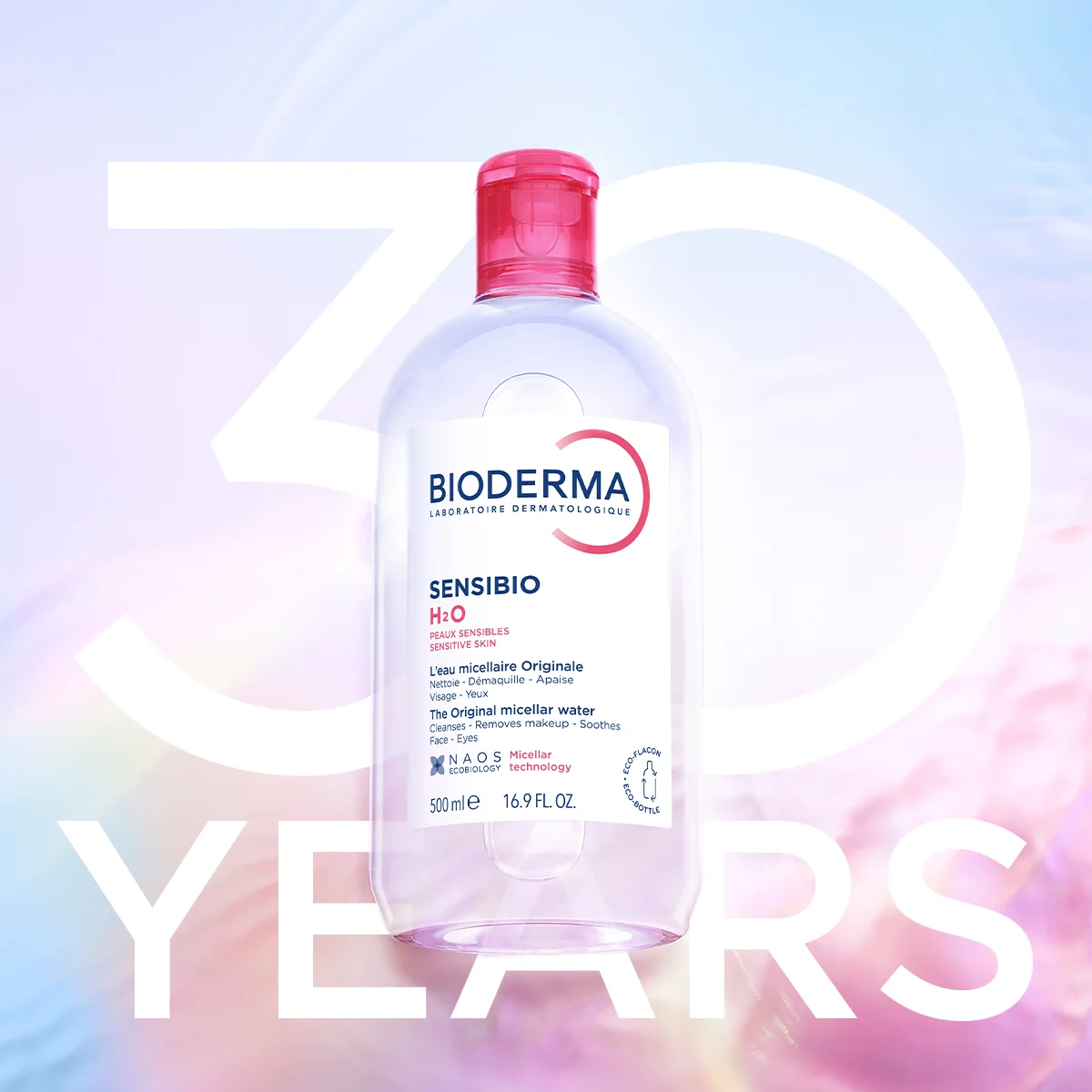 Bioderma Sensibio H2O płyn micelarny do twarzy, 500 ml