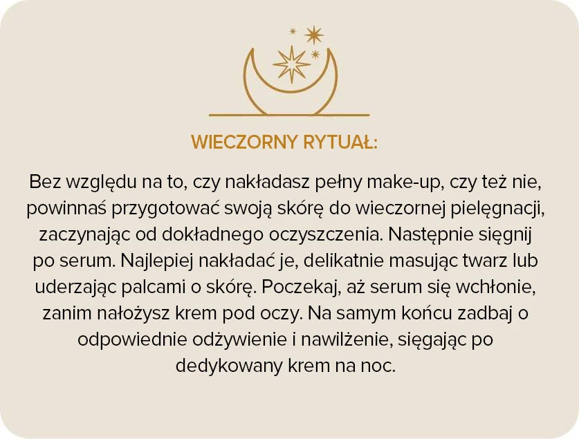 wieczorny rytuał Nuance