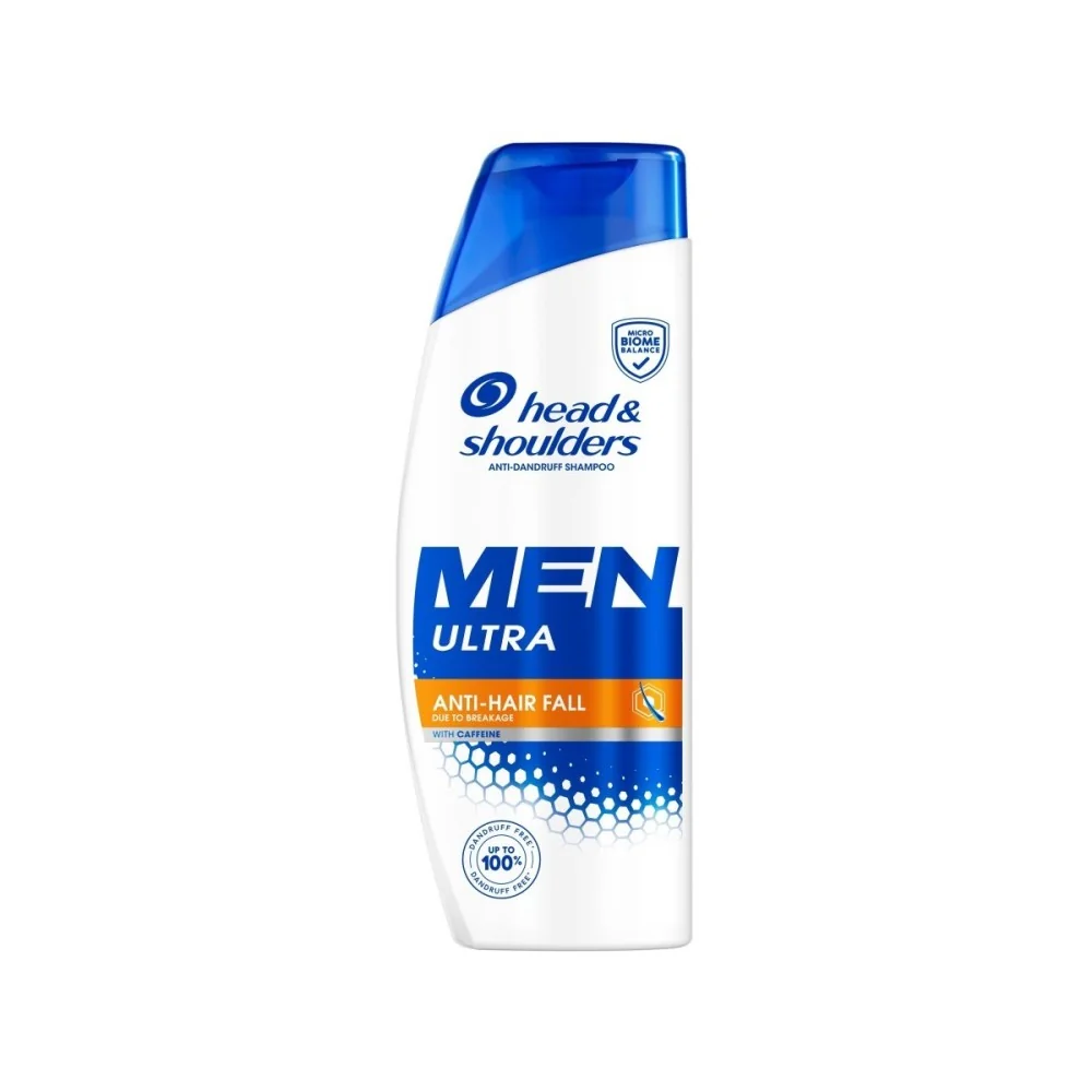 Head & Shoulders Men Ultra Anti Hair Fall szampon przeciwłupieżowy z kofeiną, 330 ml