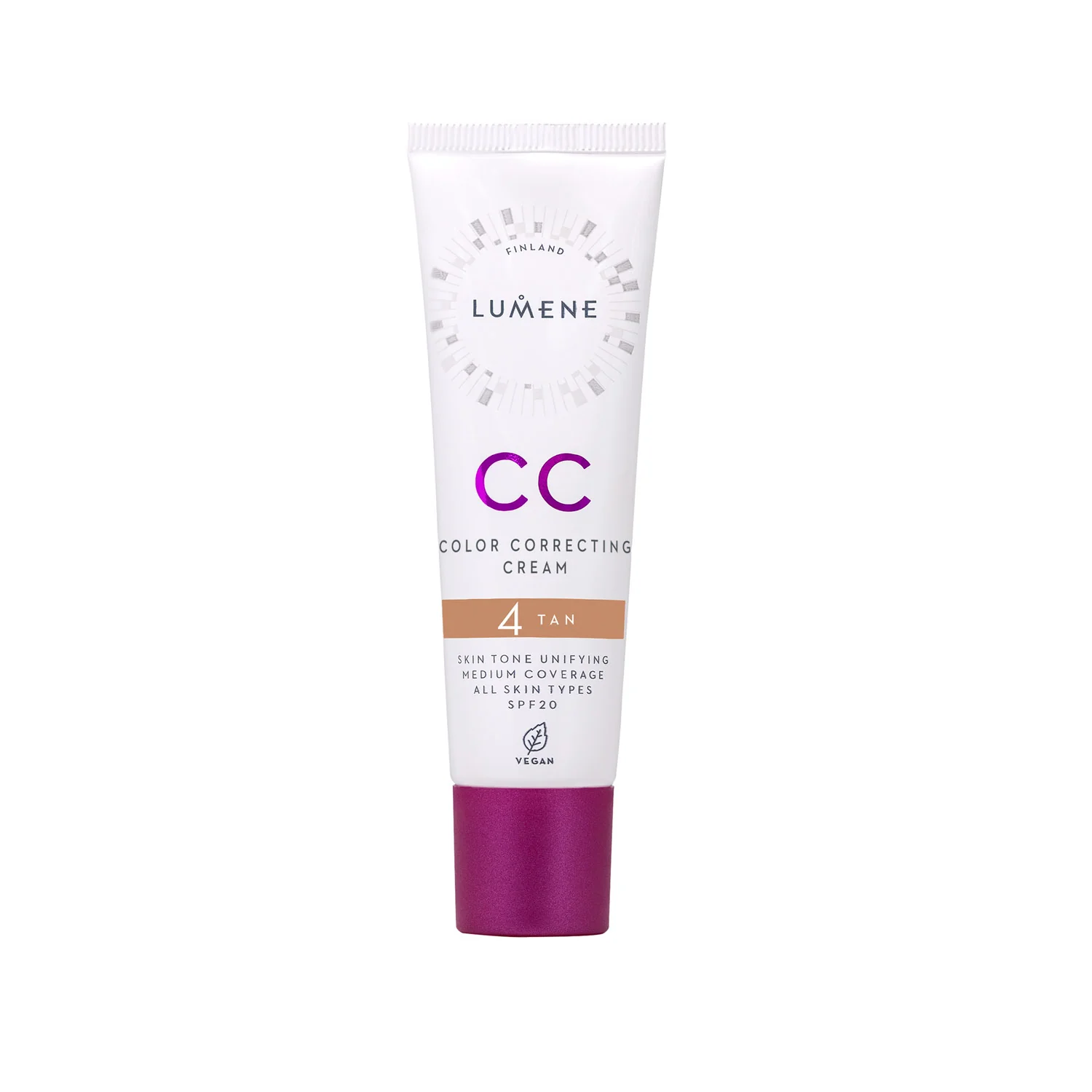Lumene korygujący podkład CC 4 Tan SPF 20, 30 ml