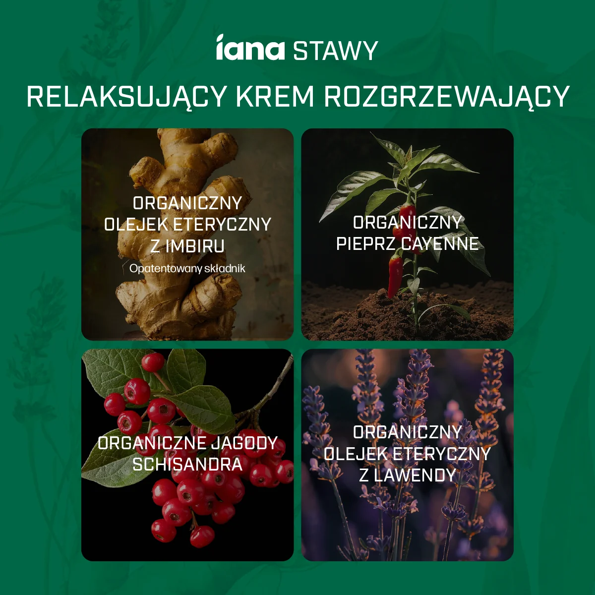 Iana Stawy relaksujący krem rozgrzewający, 100 ml