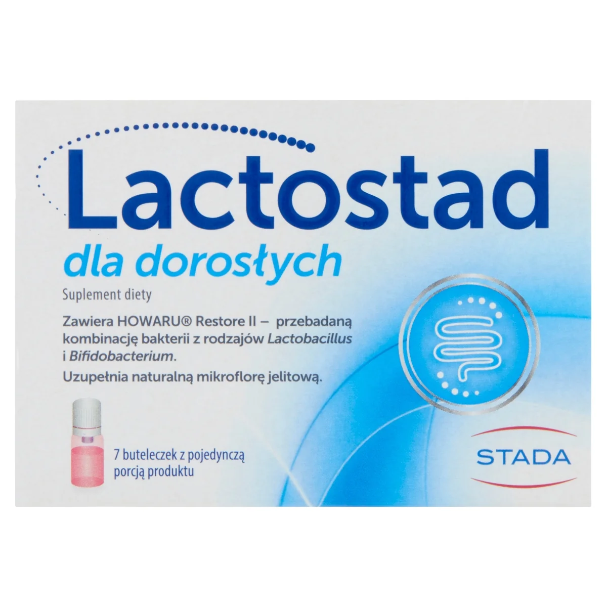 Lactostad dla dorosłych suplement diety, 7 buteleczek