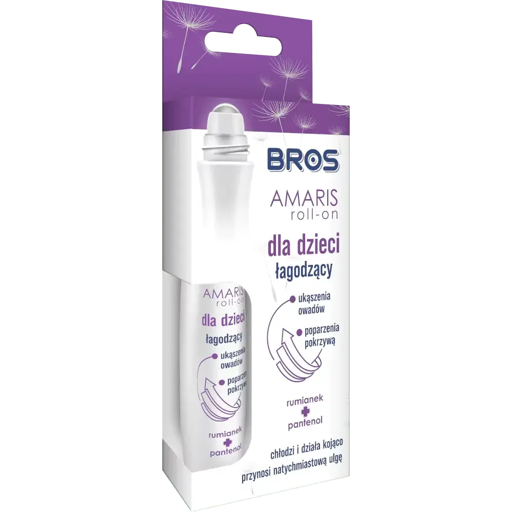 Bros Amaris roll-on dla dzieci łagodzący ukąszenia, 15 ml