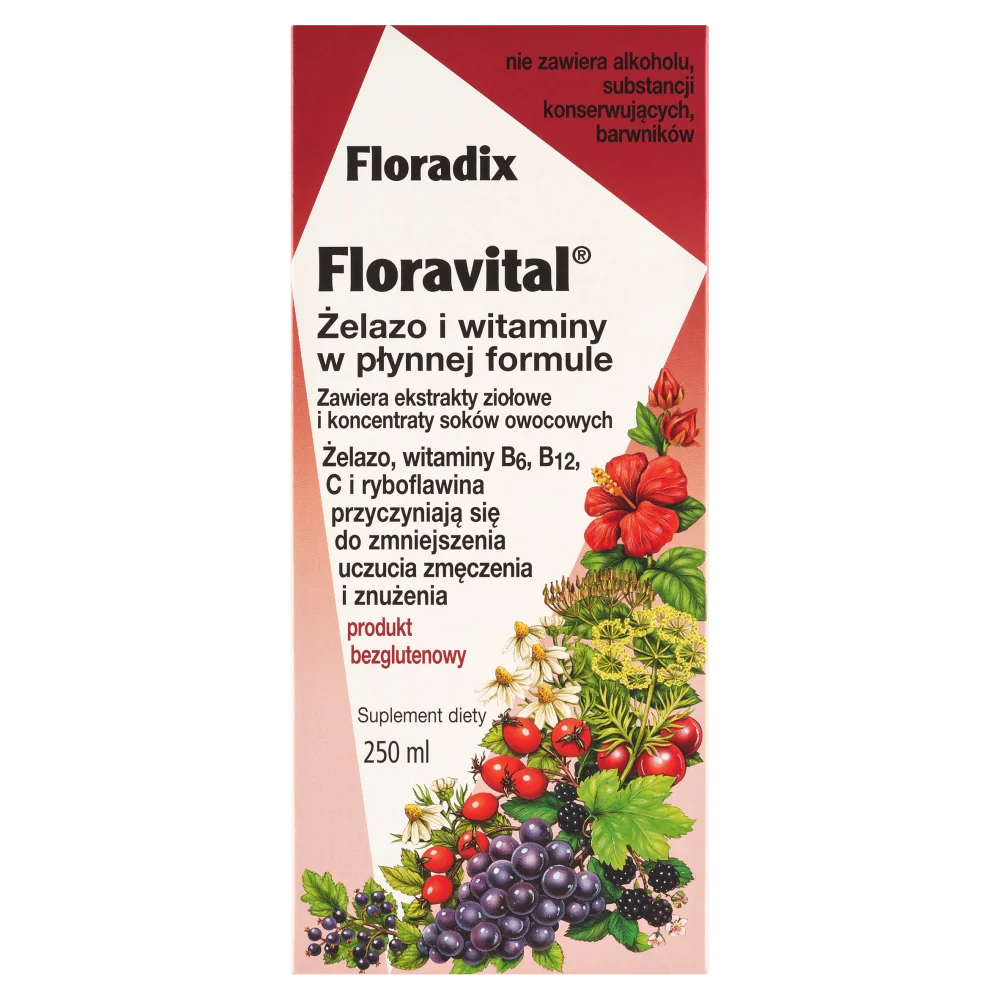 Floradix Floravital płyn, 250 ml