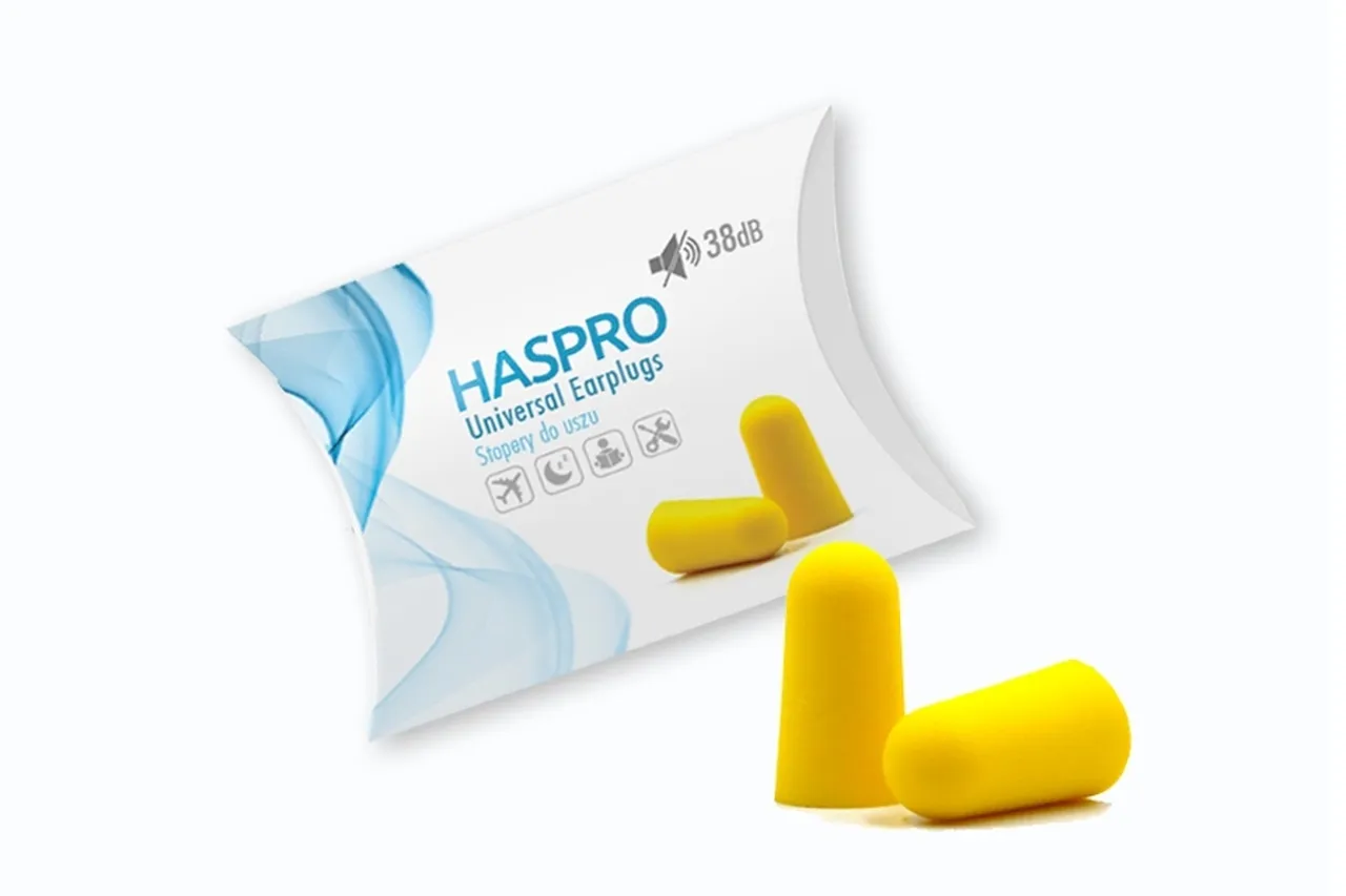 Haspro 1P Foam, stopery do uszu, 1 para