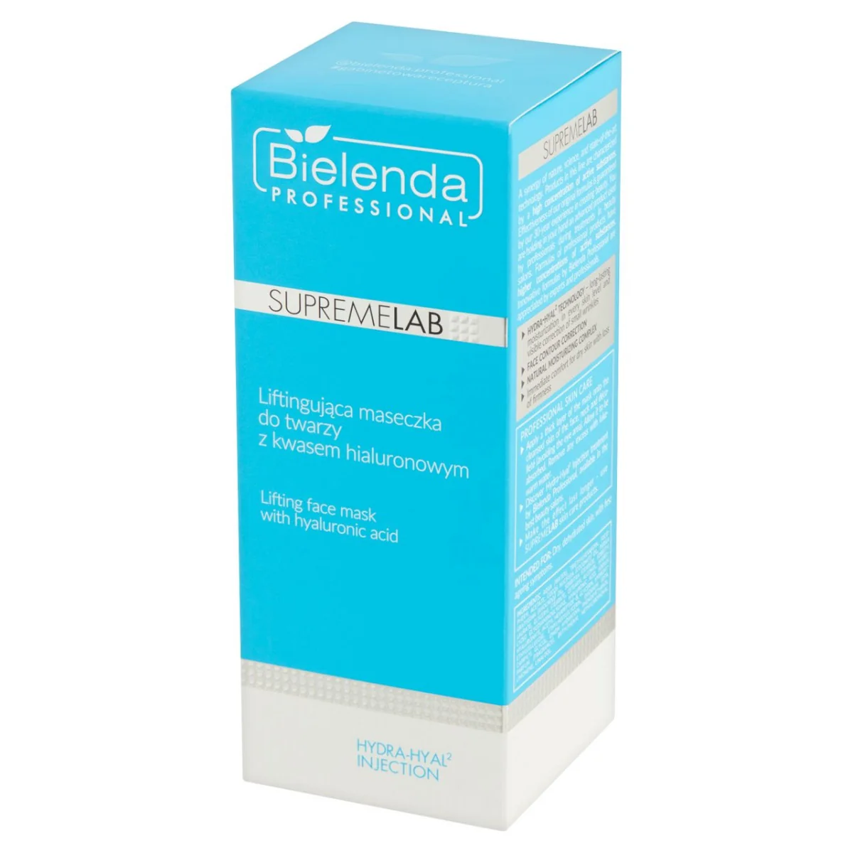 Bielenda Professional SupremeLab liftingująca maseczka do twarzy z kwasem hialuronowym, 70 ml
