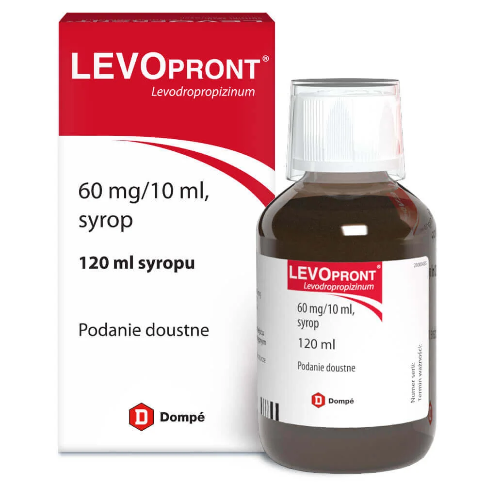 Levopront 60 mg/10 ml, syrop 120 ml