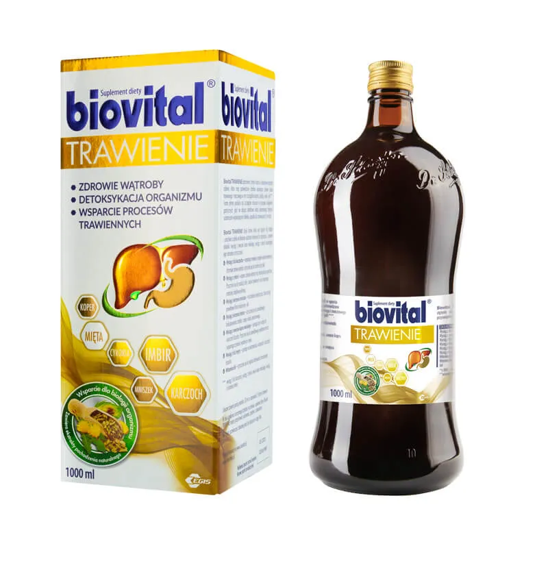 Biovital Trawienie, płyn, suplement diety, 1000 ml