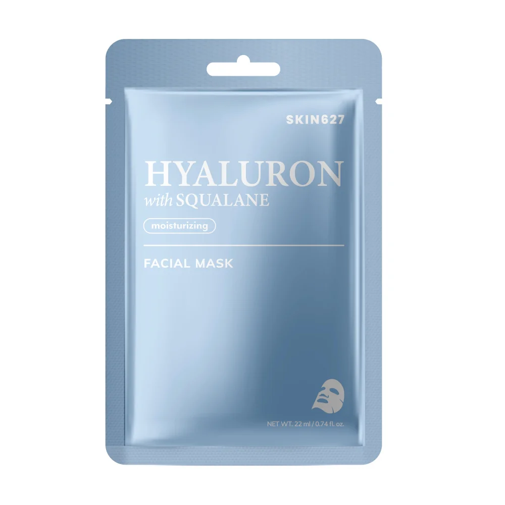 SKIN627 Hyaluron with Squalane nawilżająca maska w płachcie, 22 ml