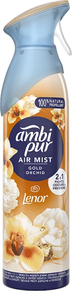 Ambi Pur Gold Orchid odświeżacz powietrza w sprayu, 185 ml