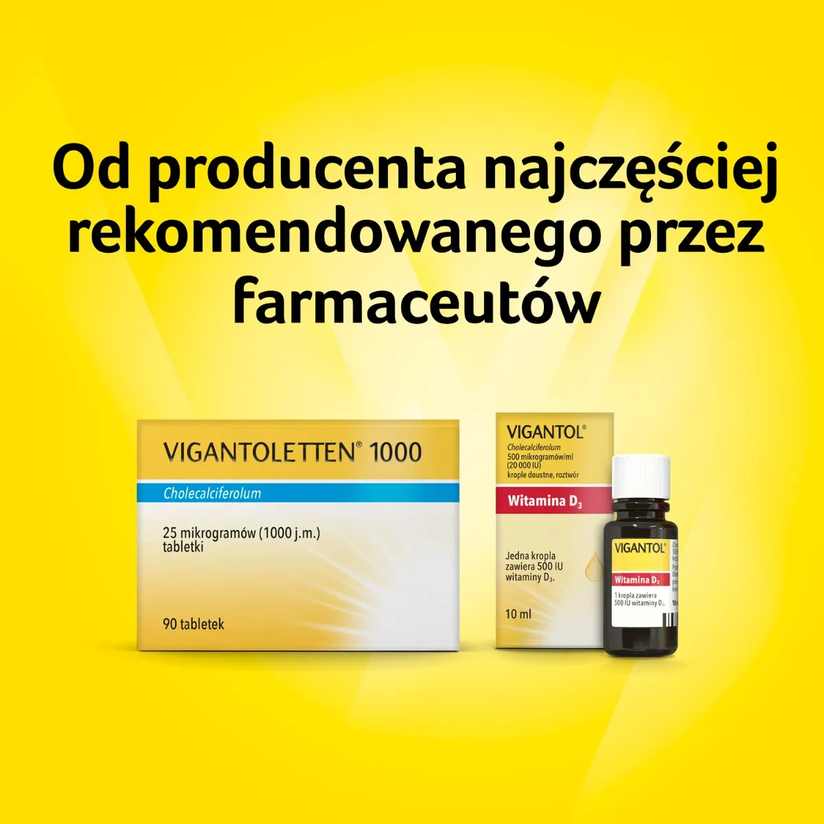 Vigantol, 500 µg/ml, krople doustne, 10 ml 