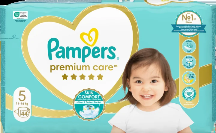 Pampers Premium Care pieluchy, rozmiar 5, 44 szt.