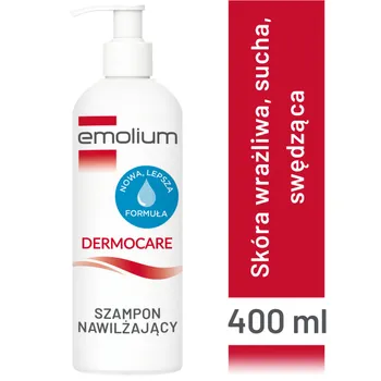 Emolium Dermocare, szampon nawilżający od 1 miesiąca, 400 ml 