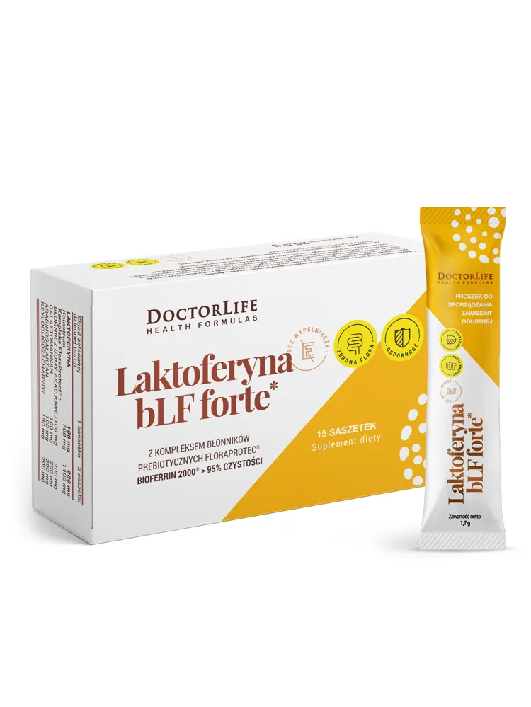 Doctor Life Laktoferyna bLF Forte, 15 saszetek