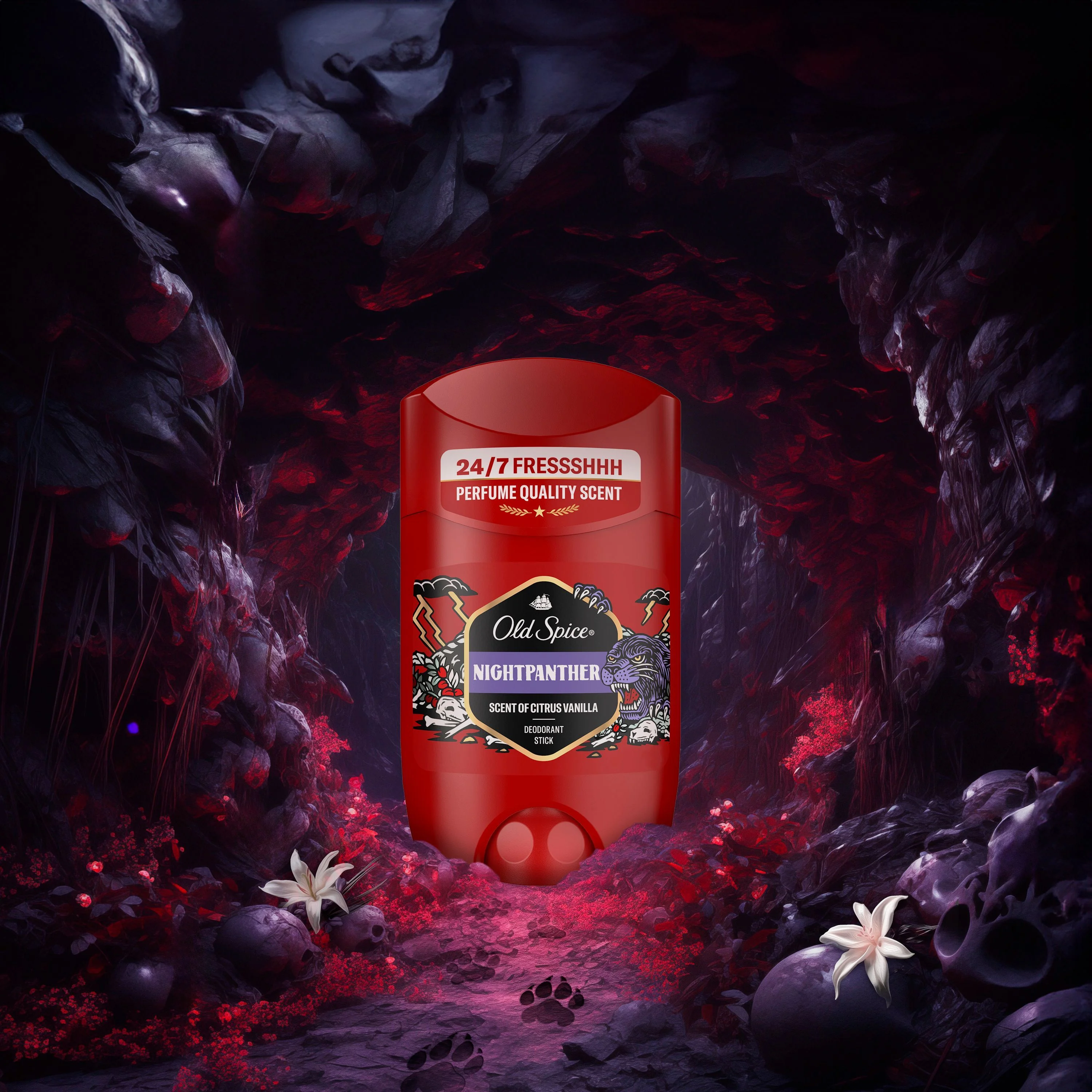 Old Spice Night Panther dezodorant w sztyfcie, 65 ml