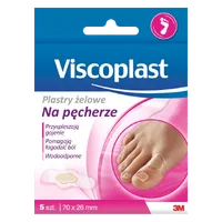 Viscoplast, plastry żelowe na pęcherze, 70mm x 26mm, 5 sztuk