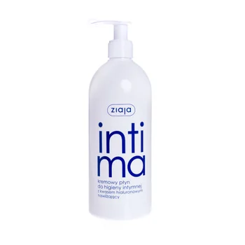 Ziaja Intima kremowy płyn do higieny intymnej z kwasem hialuronowym, 500 ml