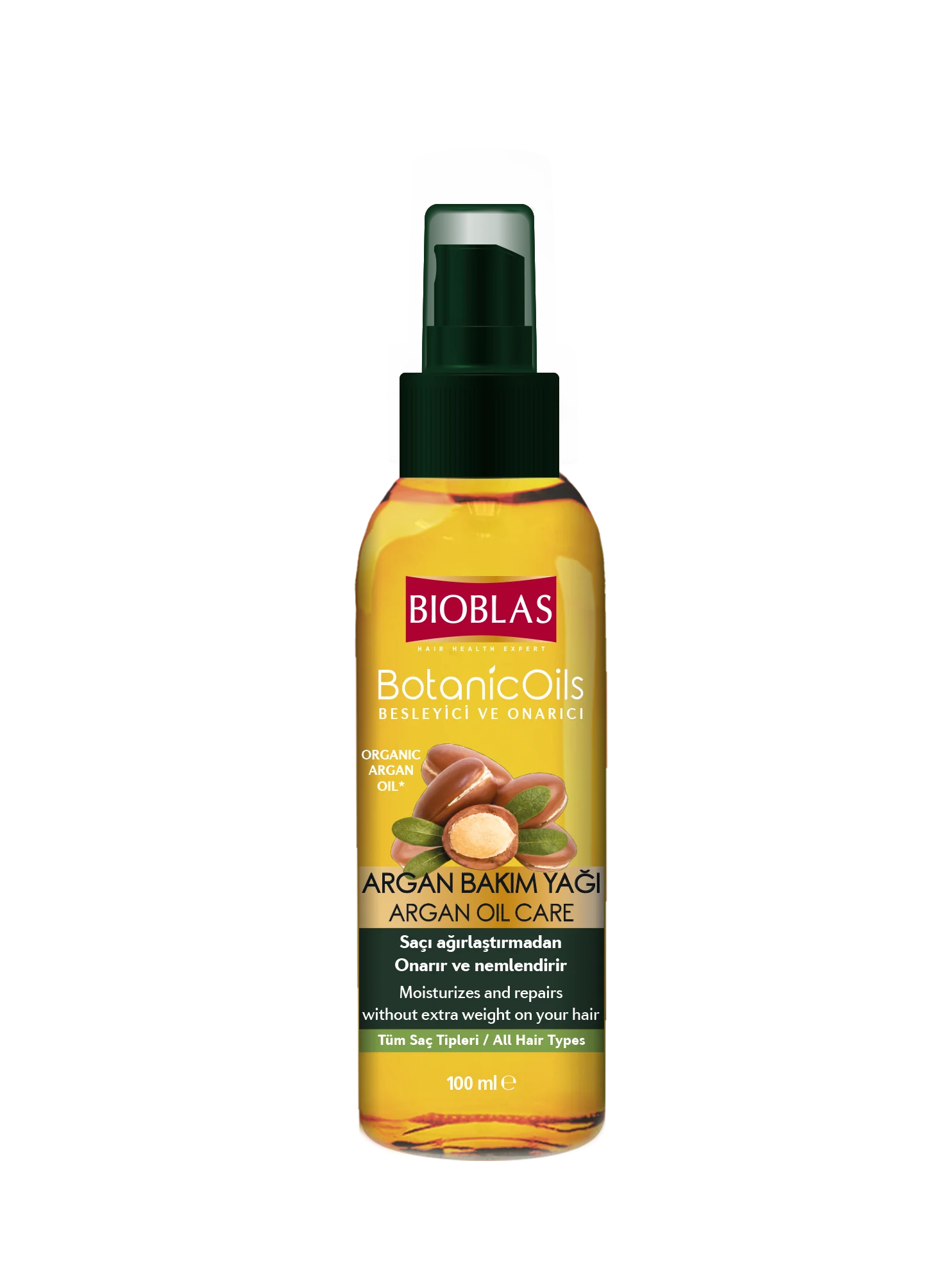 BIOBLAS Botanic Oils olejek arganowy do włosów, 100 ml