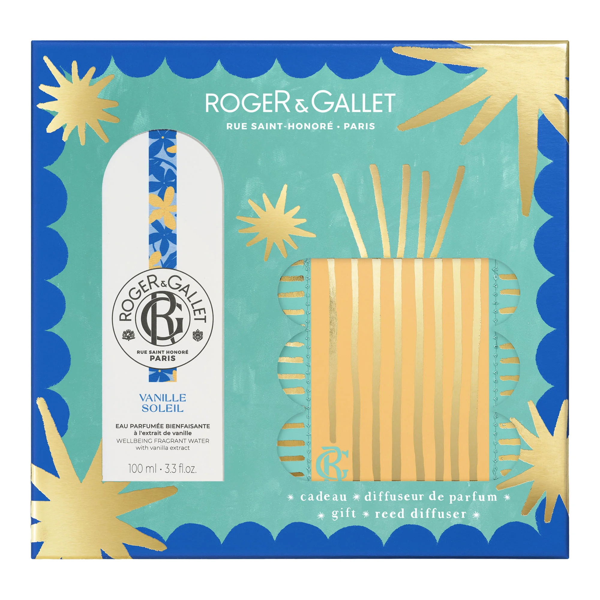 Roger & Gallet Zestaw woda Vanille Solei, 100 ml + dyfuzor zapachowy