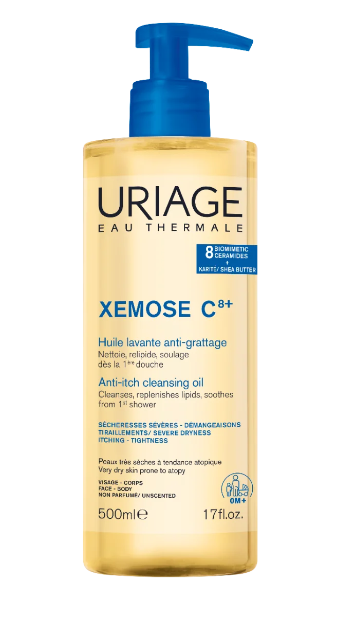 Uriage Xemose olejek do kąpieli i pod prysznic, 500 ml