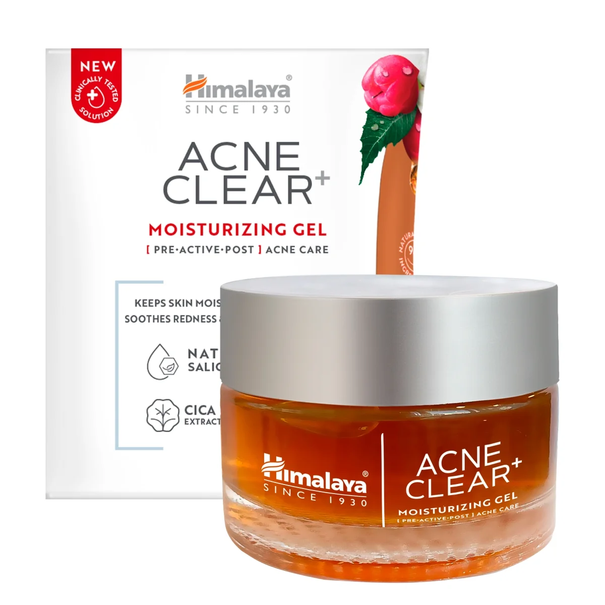 Himalaya Acne Clear+ żel nawilżający do twarzy, 50 ml