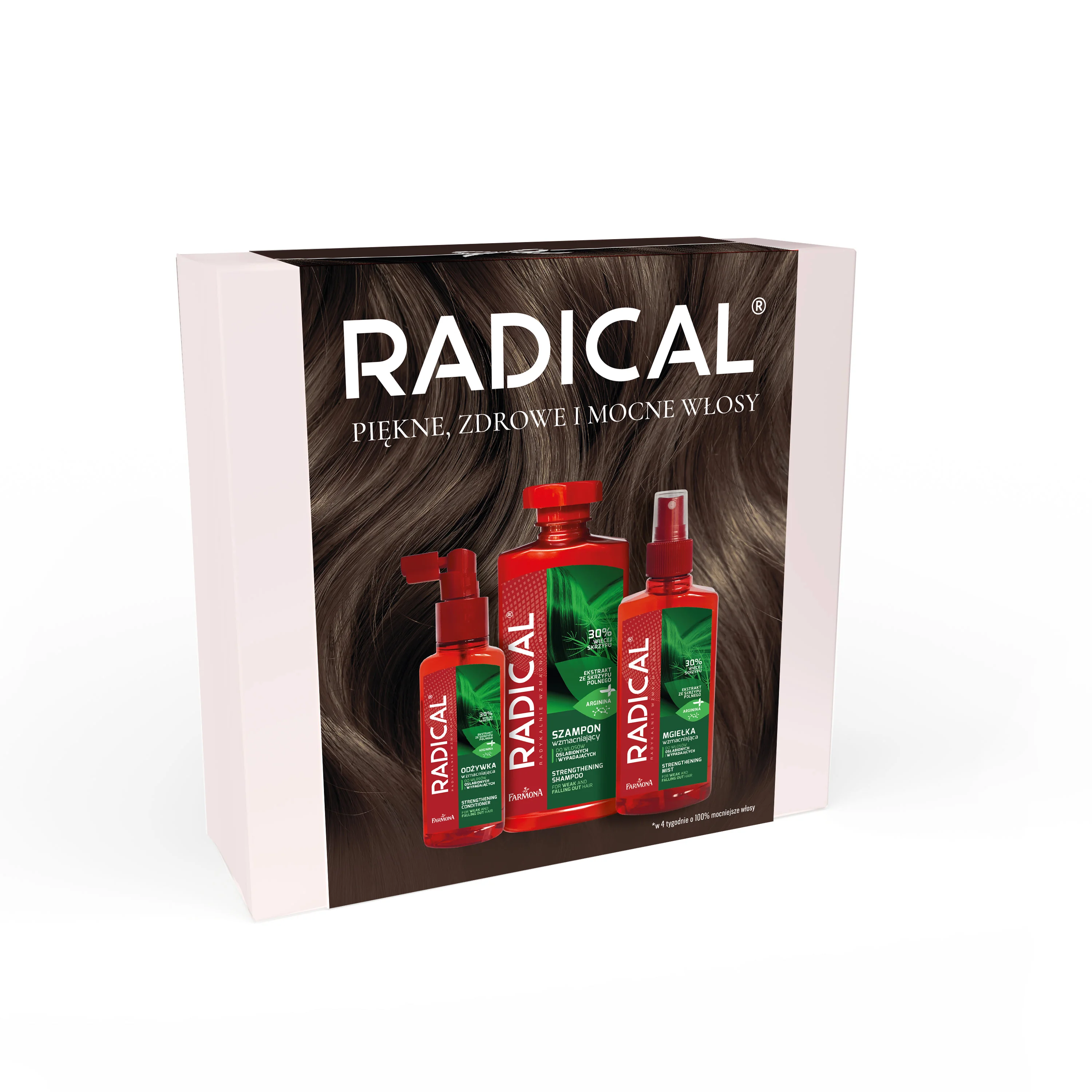 Radical Zestaw szampon, 400 ml + odżywka, 100 ml + mgiełka, 200 ml
