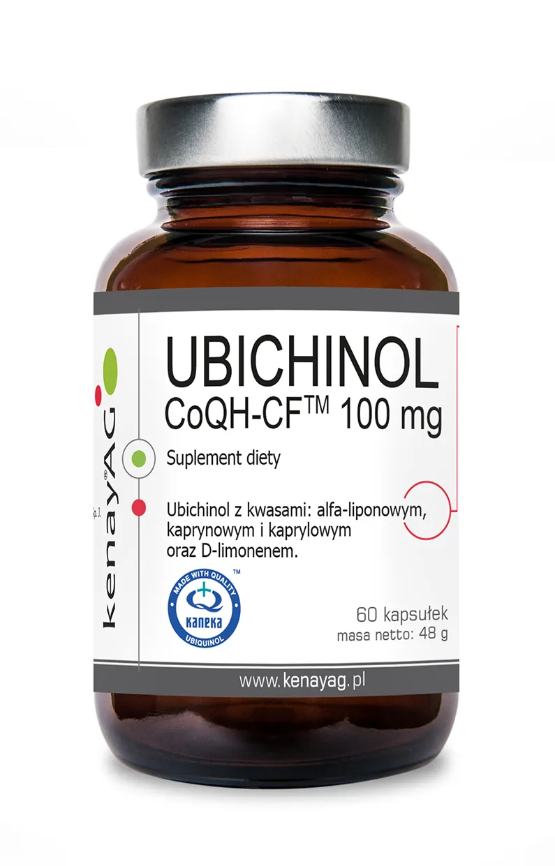 KenayAG, Ubichinol CoQH-CF, 100 mg, suplement diety, 60 kapsułek
