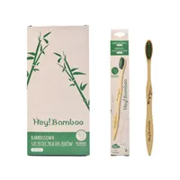 Hey! Bamboo bambusowa szczoteczka do zębów średnia (medium), 1 szt.