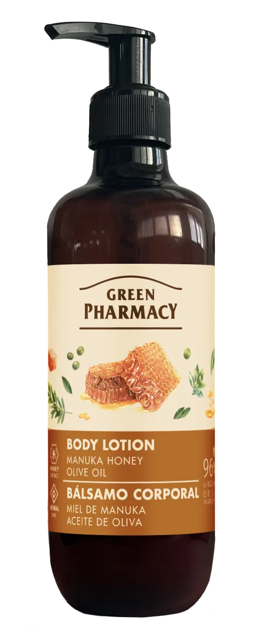 Green Pharmacy balsam do ciała, Miód manuka i Oliwa z oliwek, 400 ml