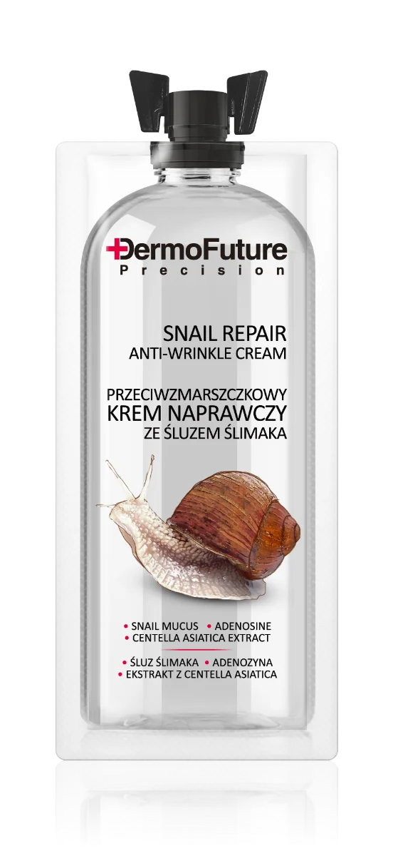 Dermofuture przeciwzmarszczkowy krem naprawczy ze śluzem ślimaka, 12 ml