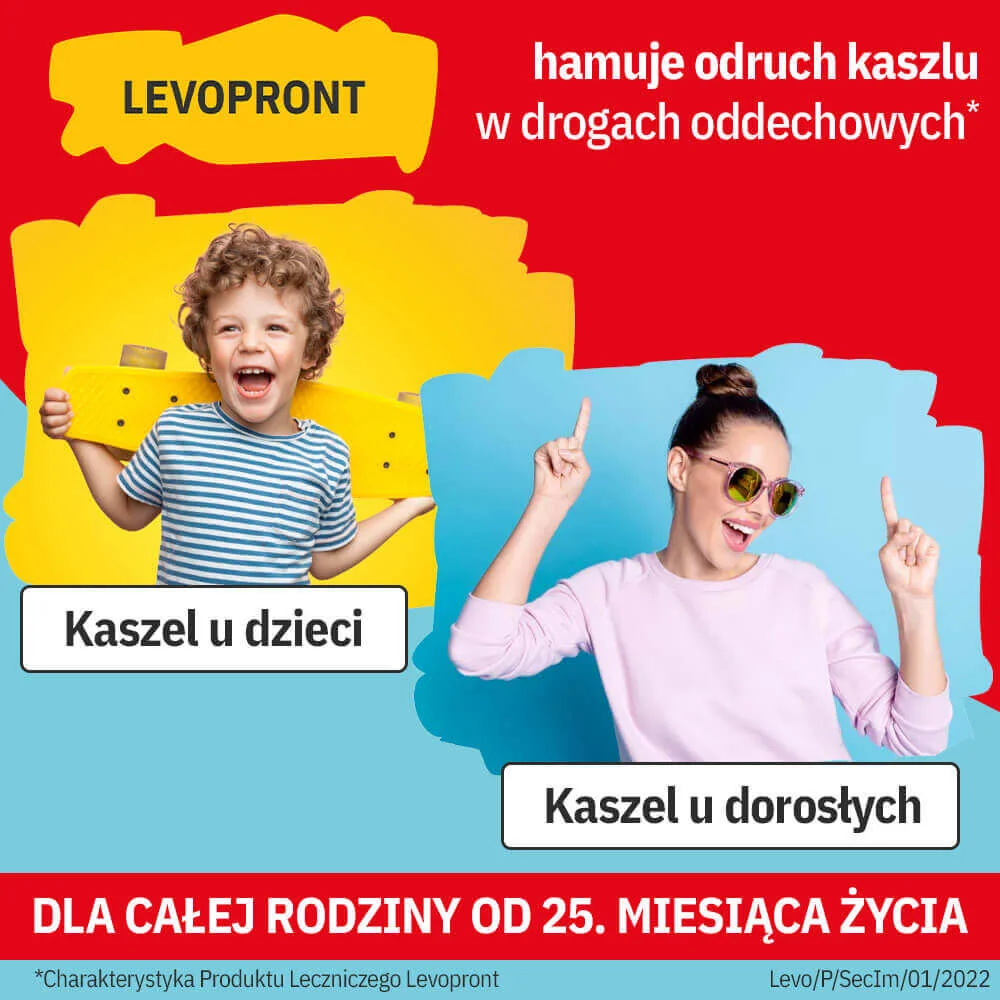 Levopront 60 mg/10 ml, syrop 120 ml