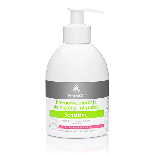 Pharmedis Sensitive kremowa emulsja do higieny intymnej, 300 ml