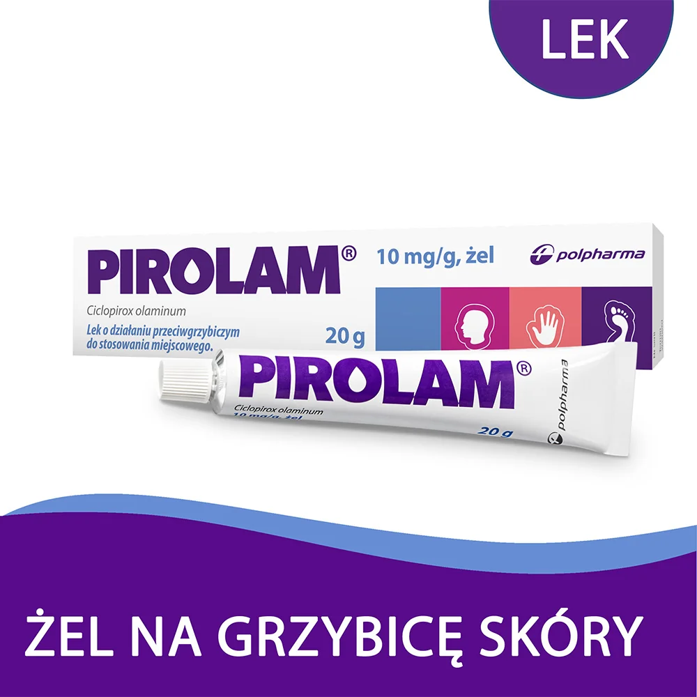 Pirolam 10 mg/g, żel, 20 g